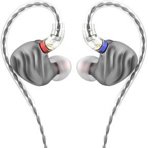 FiiO FH3 Headphones Wired Earbuds High Resolution Bass Sound in-Ear HiFi Earphones MMCX 1DD+2BA IEMs Lossless for Smartphones/PC/Laptop/Tablet