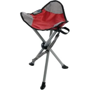 Travel Chair C-Series Slacker™ Folding Tripod, Portable Chair for Outdoor Adventures, Lighter Version of The Original Slacker™ Stool, Black