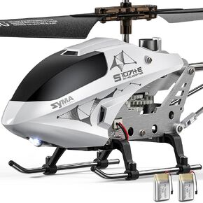 S107H-E RC Helicopter with Altitude Hold, 3.5 Channel, Gyro Stabilizer - For Kids and Beginners