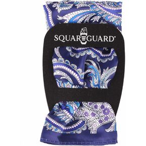 Royal Paisley Pocket Square & Pocket Square Holder, Large