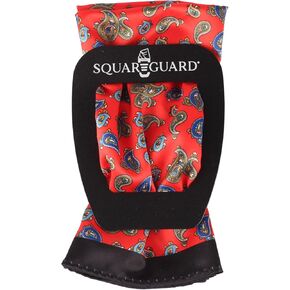 Orange Paisley Pocket Square & Pocket Square Holder, Large