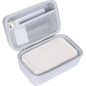 Storage Case Compatible with HPRT CP4100 Photo Printer 4x6 Wi-Fi Wireless Instant Picture Printer (Off White Case)