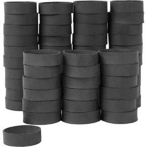 Rubber Bands Size#82 Elastic Rubber Bands 65 Pieces Black Heavy Duty Rubber bands Extra Thick Wide Industrial Strong rubber bands for office supplies Survival Camping Biking Fishing Tactical