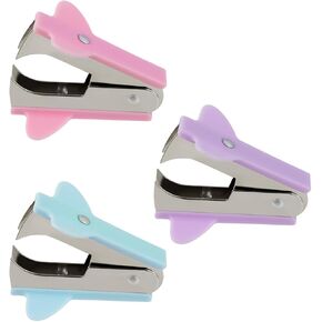 3 Pack Staple Remover Stapler Puller Remover Stapler Remover Tool for Home Office School Office Staple Removers Staple Removal Set Pinch Jaw Style Staple Remover Tool (Pink Purple Green)