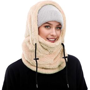 Balaclava Men and Women Ski Mask, Winter Bicycle Hat, Windproof and Warm Scarves for Outdoor Sports in Cold Weather ﻿