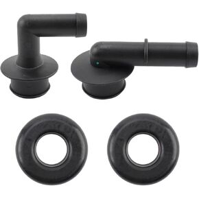 4pcs Vent Valve Elbows Grommets Fit for Jeep for Grand Cherokee 4.0L 2000 2001 2002 2003 2004, 53013360AA, 53030497, 2946079