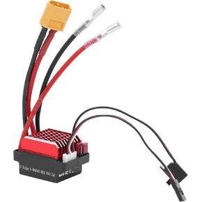 360A Electronic Speed Controller, RC Crawler Car Bidirectional Brushed Waterproof ESC RC Car Off Road Truck RC Boat (XT60 Plug)