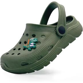 Kids and Toddlers Garden Clogs for Boys and Girls,Unisex Eva Mules for Big Kid,Little Kid,Toddler,Boy and Girl Closed Toe Slide Sandals