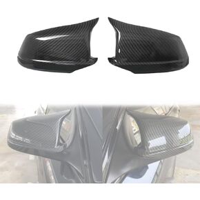 Mirror Cap Covers Compatible with BMW F10 F11 F18 528i 530i 535i 2011-2013,Direct Replacement Door Rear Side Mirror Cover Cap (Glossy Black)