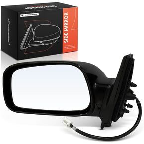 A-Premium Right Passenger Side Power Door Mirror - Compatible with Toyota Corolla 2003 2004 2005 2006 2007 2008 - Non-Heated Non-Folding Black Outside Rear View Mirror - Replace# 8791002380
