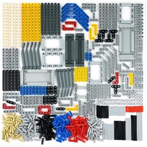 Technical Parts Pieces Sets Liftarm Beams Bricks Bulk Axles Pins Panels Frame Beams Connectors, 580 Pieces Compatible with Technic-Block MOC Buildings Toys for Boys Adults Kids Age 6+