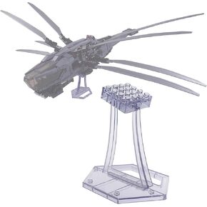 Display Stand for LEGO 10327 Icons Dune Atreides Royal Ornithopter, 75021 7676 7163 75354 Gunship Kit, 43217 Up house, for Speed Champions etc. Plastic transparent angled display stand only.