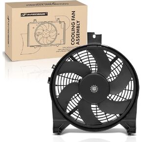 A-Premium A/C Condenser Fan Assembly Compatible with Select Nissan & Infiniti Models - TITAN 2006-2008, Armada 2006-2015, QX56 2006-2010, 5.6L - Replace# 92120ZJ00A, 92120ZT00A