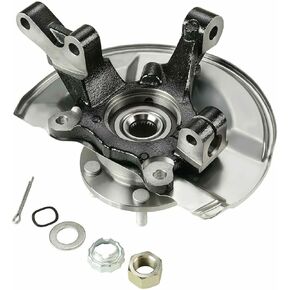 Front Left Steering Knuckle Wheel Bearing Hub Brake Dust Shield Assembl For 2008-2012 Dodge Caliber For 2007-2017 Jeep Compass For 2007-2017 Jeep Patriot 698-411 515-00245L