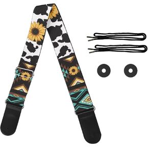 Cozeyat Guitar Straps for Acoustic/Electric/Bass Guitars with PU Leather Ends