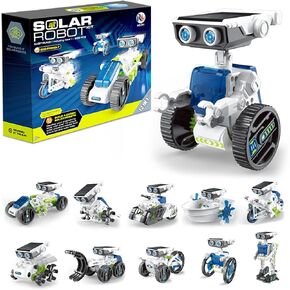 12-in-1 Solar Robot Kit for Kids 8-12, STEM Projects for Kids, DIY Building Toy Set & Science Kits for Kids Age 8-12 Boys & Girls Birthday