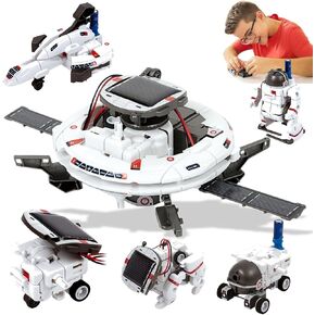 STEM 6-in-1 Solar Robot Kit for Kids 8-12 Stem Building Toys, Science Educational Kit Stem Toys for Boys Age 8-12,Kids Toys Birthday Gifts for 8 9 10 11 12 Years Old Boys Girls Teens