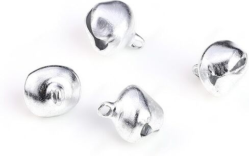 Micro Jingle Bells 100 Pk Miniature 6 mm (0.23 Inch) for Making Ornaments, Mini Wreath - Tiny Gold, Silver or Color Christmas Bell (Mixed Colors) in Kuwait
