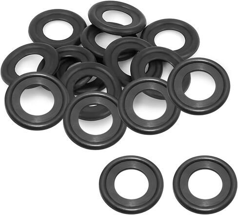 25PCS M14 Car Oil Drain Plug Gasket, Rubber Crush Washer Sealing Gasket, Automotive Engine Oil Crush Washers Replacement Accessories, Universal for SUV, Truck, RV and More (M14) in Saudi Arabia