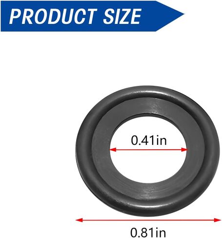 25PCS M14 Car Oil Drain Plug Gasket, Rubber Crush Washer Sealing Gasket, Automotive Engine Oil Crush Washers Replacement Accessories, Universal for SUV, Truck, RV and More (M14) in Saudi Arabia