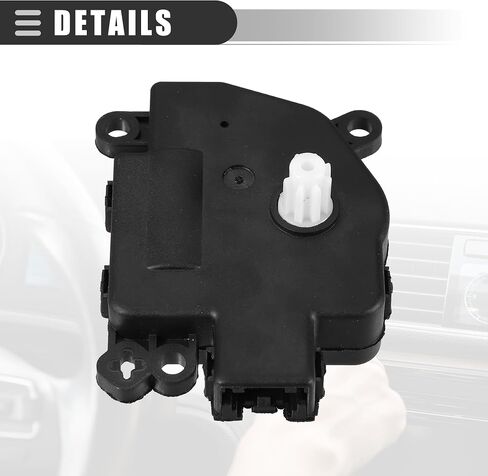 بديل مشغل مزيج باب الهواء لسخان السيارة من Motoforti، لسيارة Ford Escape 2008-2012، معدن بلاستيكي، رقم 4L3Z19E616EA، أسود، قطعتين in Saudi Arabia
