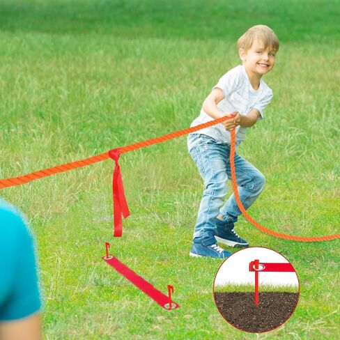 Hxezoc Field Day Tug of War Rope for Kids and Adults, Outdoor Lawn Yard Family Reunion Birthday Games, Team Building Games for Carnival Party, Outside Backyard Camping Picnic Party, School Party in Saudi Arabia