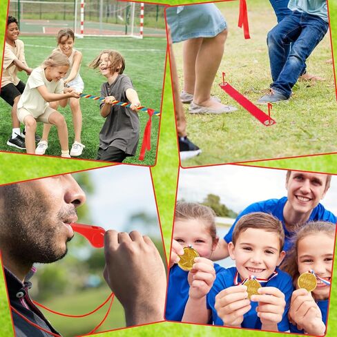 Hxezoc Field Day Tug of War Rope for Kids and Adults, Outdoor Lawn Yard Family Reunion Birthday Games, Team Building Games for Carnival Party, Outside Backyard Camping Picnic Party, School Party in Saudi Arabia