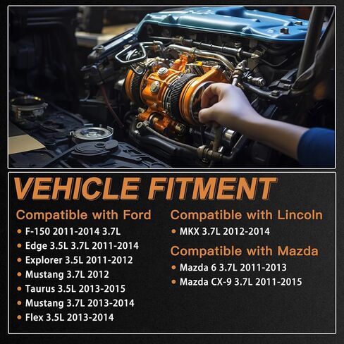 4 قطعة مستشعر الأكسجين O2 234-5038 234-4489 متوافق مع Ford F-150 Edge Explorer Lincoln MKX Mazda 6 CX-9 3.5L 3.7L 2011-2015 9E5Z9F472D BL3Z9F472A BL3Z9G472A in Kuwait