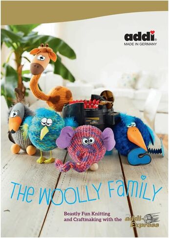 كتاب أنماط آلة Addi Express من Woolly Family من عائلة Wooly in Saudi Arabia