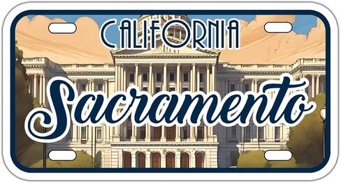 ملصق Riverside City California - ملصق لوحة الترخيص ملصق فينيل مقاوم للماء لمصد السيارة والكمبيوتر المحمول وزجاجة المياه والجدار والنافذة، مقاس - 5 بوصات in Kuwait