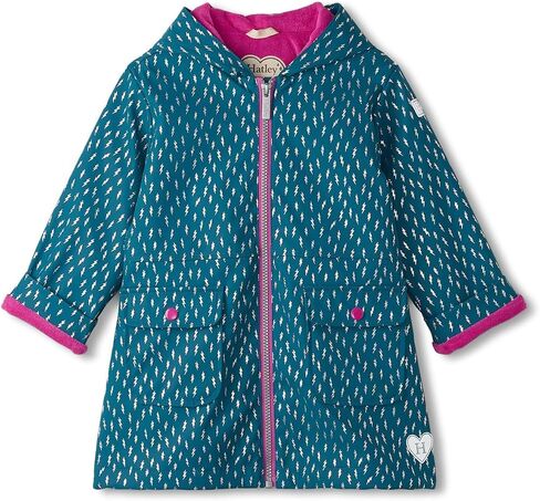Hatley Boys' Mini Lightening Bolts Peplum Rain Coat (Toddler/Little Big Kid) in Saudi Arabia