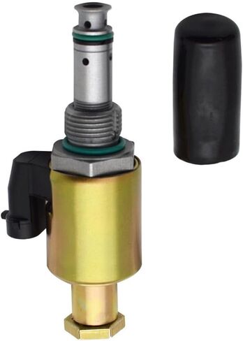 1225053 122-5053 Oil Pump Solenoid Valve Compatible with CAT E322C 3126 3126B IPR Valve Injector Regulator,Oil Pump Solenoid Valve Compatible with Caterpillar 3126B 3126 3116 107-1228, PR315 in Kuwait
