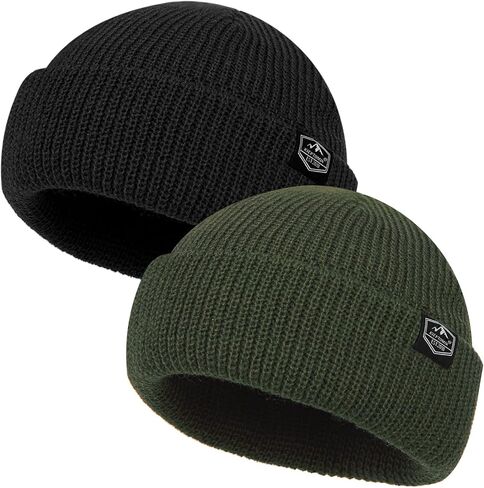 صياد قبعة صغيرة لفة المتابعة حافة قبعة صغيرة Skullcap ساعة قبعة قبعة قصيرة متماسكة in Saudi Arabia