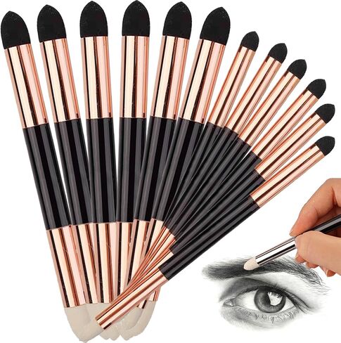 12Pcs Sketch Blending Sponge Pens, Double Headed, Washable & Reusable, Blending Stump Drawing Art Blenders for Artists, Student, Ideal for Highlighting, Shadowing, Detailing, and Correcting Drawings in Saudi Arabia