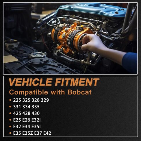 7013575 بكرة الجنزير السفلية مع غسالات صواميل ترصيع متوافقة مع Bobcat 225 325 328 329 331 334 335 425 428 430 E25 E26 E32I E32 in Kuwait