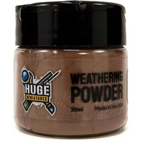 Weathering Powder, Earth Pigment for Model Terrain Scenery and Vehicles by Huge Minis - 30ml Flip-Top Container