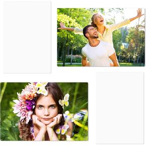 Beclumas 20 Pack 8''x10'' Sublimation Metal Photo Blanks, 0.45mm Aluminum Photo Sign Blank for DIY Printing, Wall Decor, Room Decor