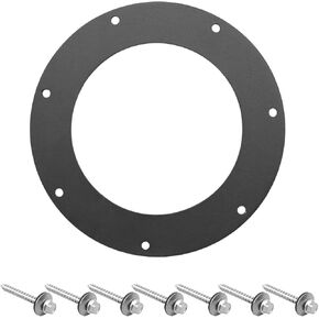 Gas Tank Lock Ring Sealer Fuel Tank Repair Kit Fit for GM Chrysler Ford Dodge Trucks, Replace LO166 TR-26 1Z536VF 64BVZM 4L2Z9C385AA with 7 Screws