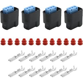 MDEOOSKY 4PCS 3-Pin Ignition Coil Connector Plug Housing Replacement for Honda S2000 F20 F22 Engines