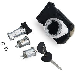 Ignition Switch with Ignition Lock Cylinder & Door Lock Tumbler Compatible with Dodge Ram 1500 97-01/Dakota 97-00/Jeep Cherokee 97-98, Replace# US255L 926061 5003845AA 5003893AA 56021346AB