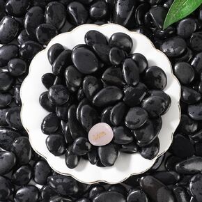 SIDONG 5 LB Mixed River Rocks, 0.4-1.2 Inches Highly Polished Pebbles for Indoor Plants, Decorative Stones for Plants, Fish Tank, Vases, Home Décor, Crafting, Garden Landscaping