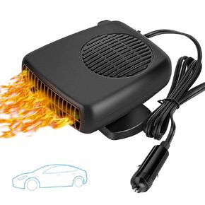 Car Heater, 150W 12V Portable Car Heater and Defroster, Car Heater That Plugs Into Cigarette Lighter, Car Heater for Winter, Heater for Car Plug in Cigarette Lighter