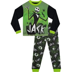 Disney Nightmare Before Christmas Pajamas | Jack Skellington Pajamas | Boys' Pajama Sets | Sizes 6 To 12 in Saudi Arabia