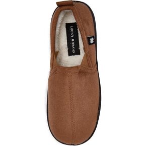 Lucky Brand Boy's Micro Suede A-line Slippers