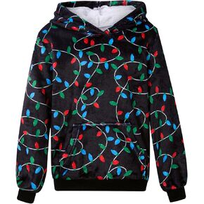 Goodstoworld Girls Fuzzy Fleece Bunny Ear Hoodies Casual Pullover Winter Warm Sweatshirt with Pockets