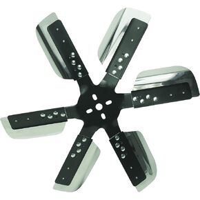 Derale 17019 Heavy Duty Fan Blade Series 1000 19" Stainless Steel Flex Fan Standard Rotation