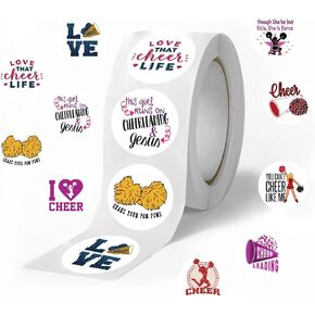 500PCS Cat Meme Envelope Seals Sticker Roll Funny Sticker Happy Cat Meme Sticker Grumpy Cat Meme Gift Kawaii Sticker Vinyl Waterproof Sticker Cute Sticker Pack(500 Per Roll)