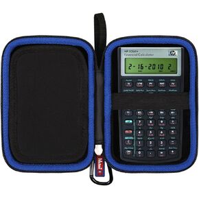 Mchoi Hard Carrying Case Fits for HP 10bII+ Financial Calculator NW239AA, EVA Portable Storage Case Shockproof, Case Only