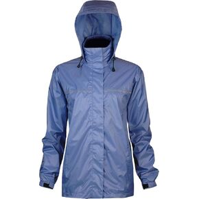 Viking Women's Windigo Waterproof and Windproof Packable Shell Jacket with Reflective Piping