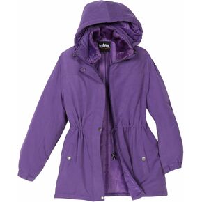 totes Womens Winter Coat with Faux Fur Hood Parka Coat Water Resistant Anorak, Picasso Lily, Medium